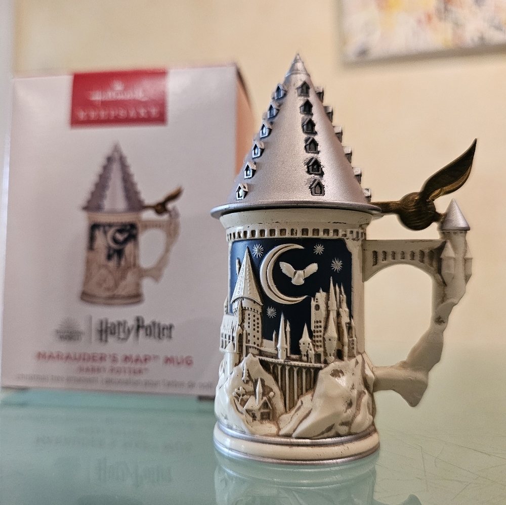 Hallmark Keepsake Christmas Ornament 2023, Harry Potter Marauder's Map Mug
